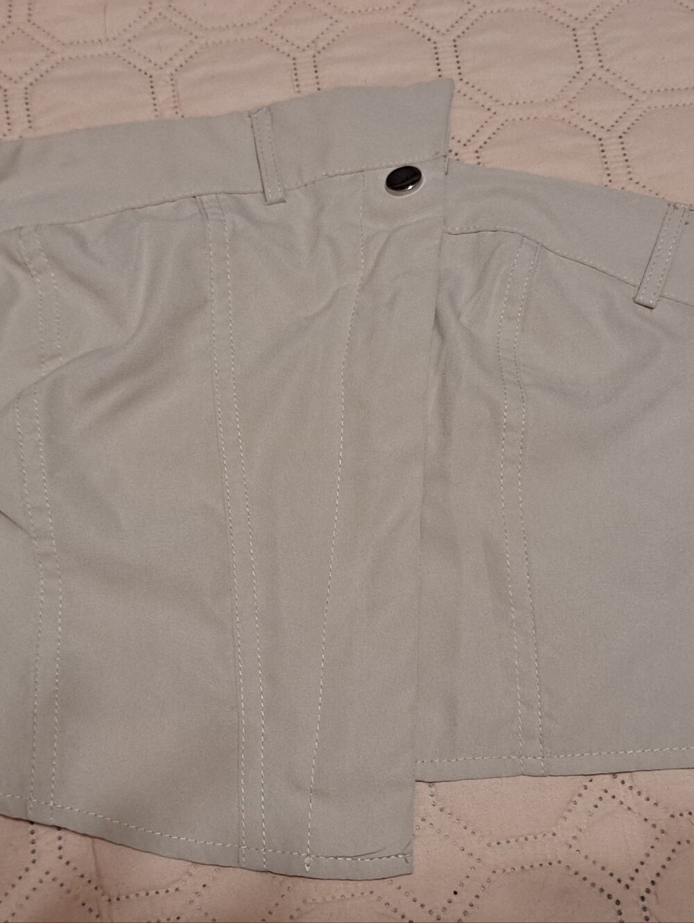Boohoo Tan Strapless Top Size 8